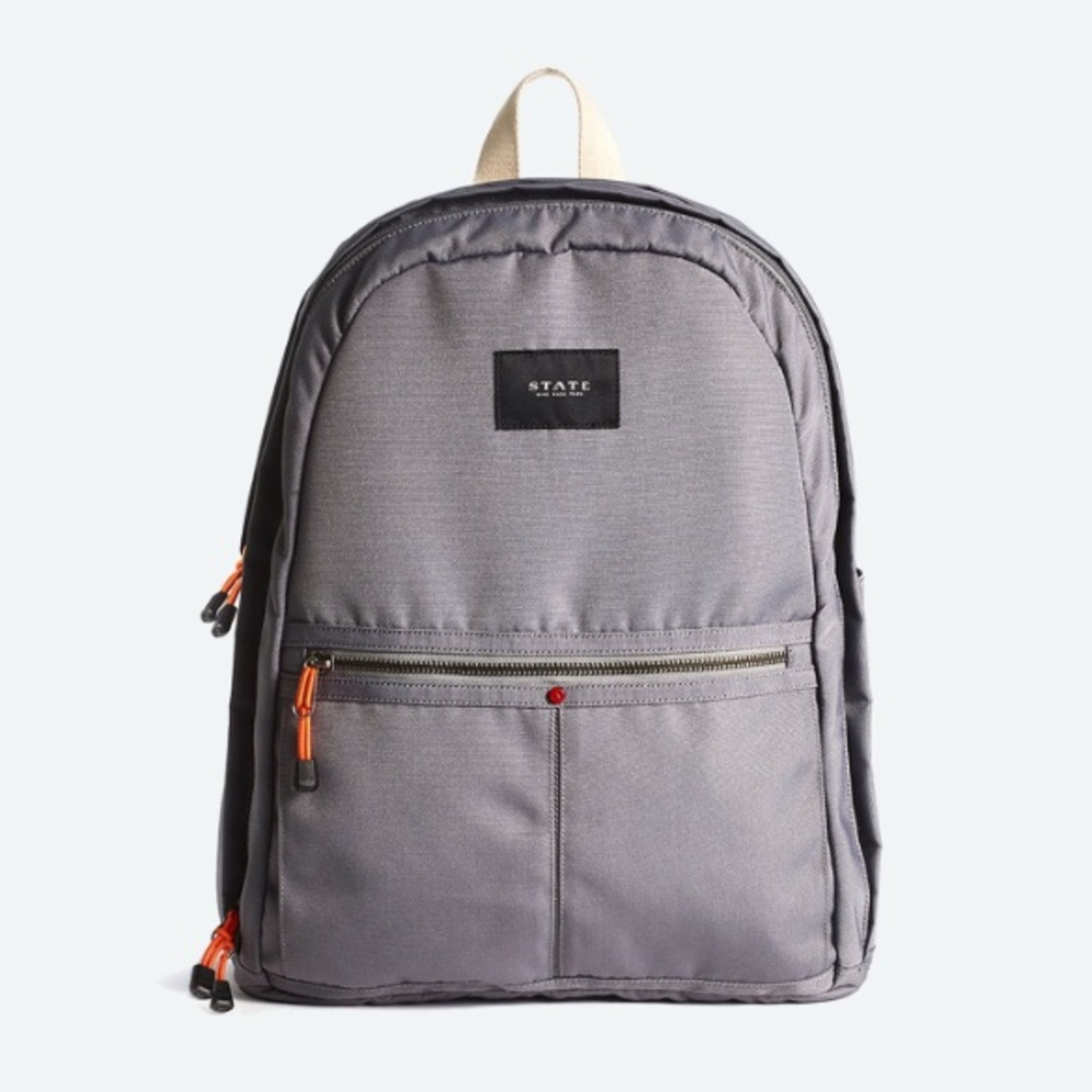 STATE Men’s Polyester Canvas Backpack Gray